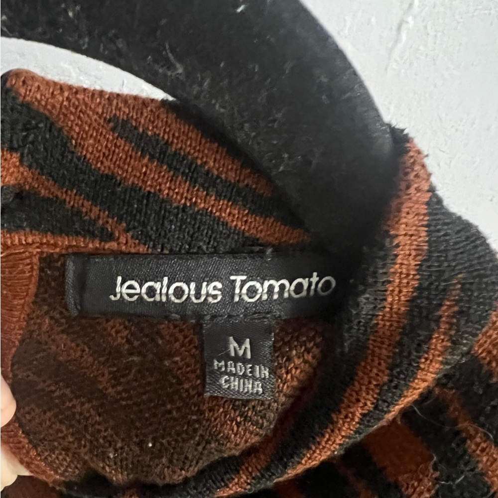 Zebra Pattern Dress - image 4